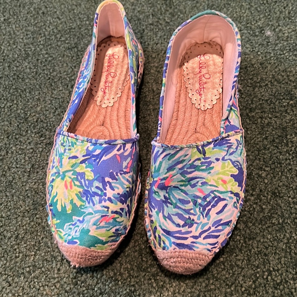 Lilly Pulitzer Size 7 espadrilles